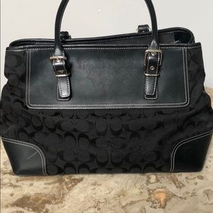 Authentic Large Coach handbag in Black